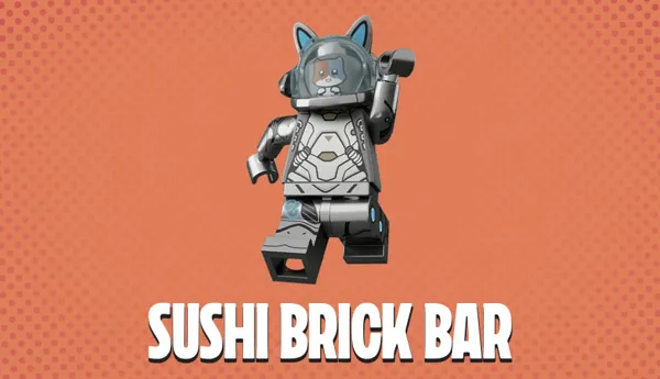 Sushi brick bar logo LEGO Festival