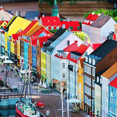Nyhavn I Miniland Bredformat Med Skibe 1920X1080px